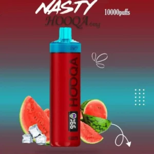 شيشة ناستي 10000 سحبة واترميلون ايس NASTY HOOQA DFR 10000 WATERMELON ICE