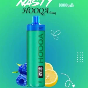 شيشة ناستي 10000 سحبة بلو رازبيري ليمون NASTY HOOQA DFR 10000 BLUE RASPBERRY LEMONDE